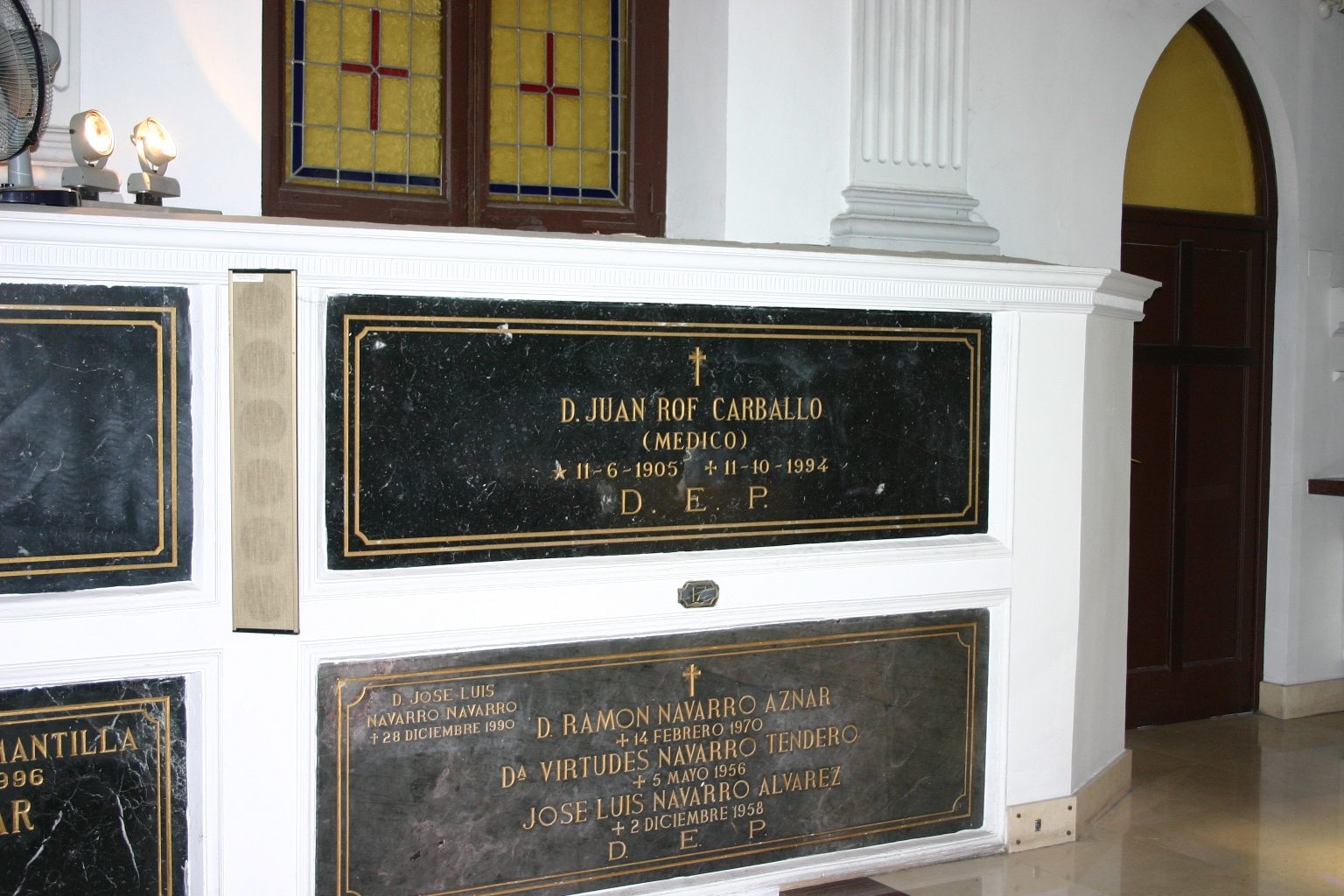 Juan Rof Carballo's tomb, Madrid - 02.JPG